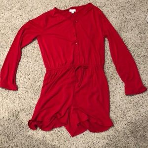 Red romper